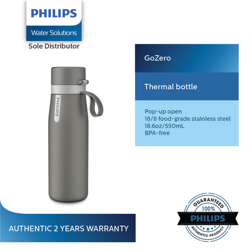 Philips GoZero Thermal bottle AWP2662GY/97